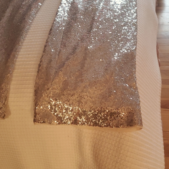 H&M Silver Sequin Pants - Picture 5 of 5
